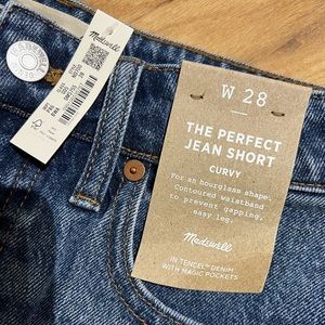 Madewell Curvy Perfect Jean Short 6/28